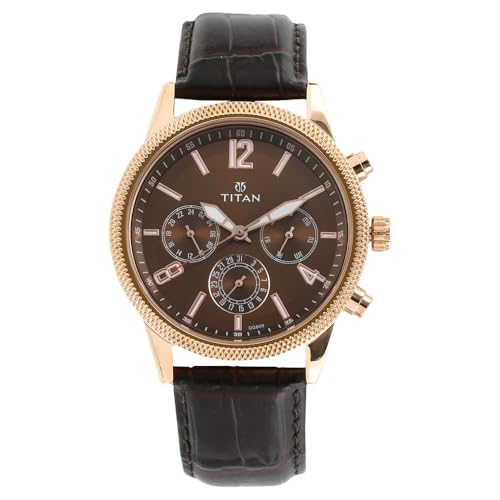 Titan Neo Analog Brass Dial Men's Watch-NM1734WL01 / NL1734WL01/NP1734WL01