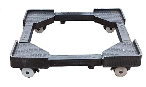 Flawless (Best Suitable for 6.5 kg LG Washing Machine) Fully Fiber Premium Heavy Duty Fully Top Load Washing Machine Stand/Trolley