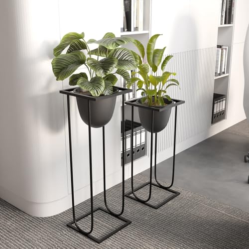 Lifelong Plant Stand for Balcony & Living Room, 15Kg Capacity, Anti-Rust Metal Pot Stand for Indoor & Outdoor Plants