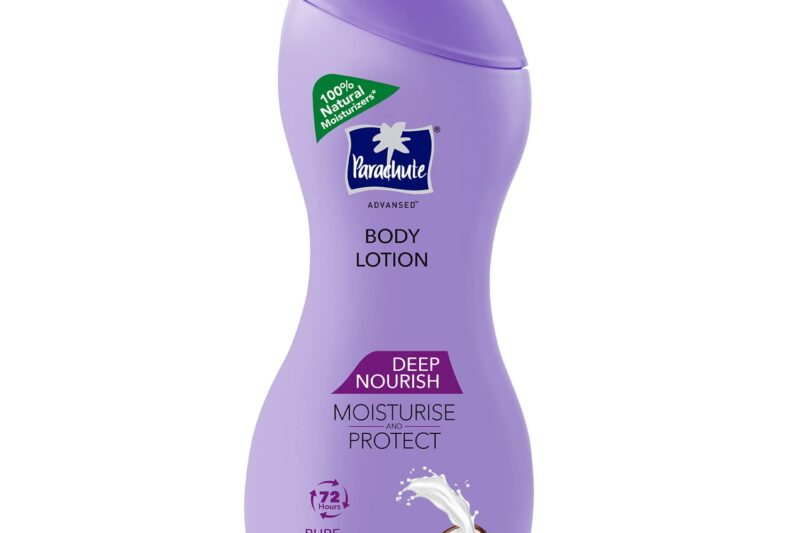 Parachute Advansed Deep Nourish Body Lotion for Women & Men, Dry Skin, 225ml | Pure Coconut Milk, 100% Natural, 72h Moisturisation