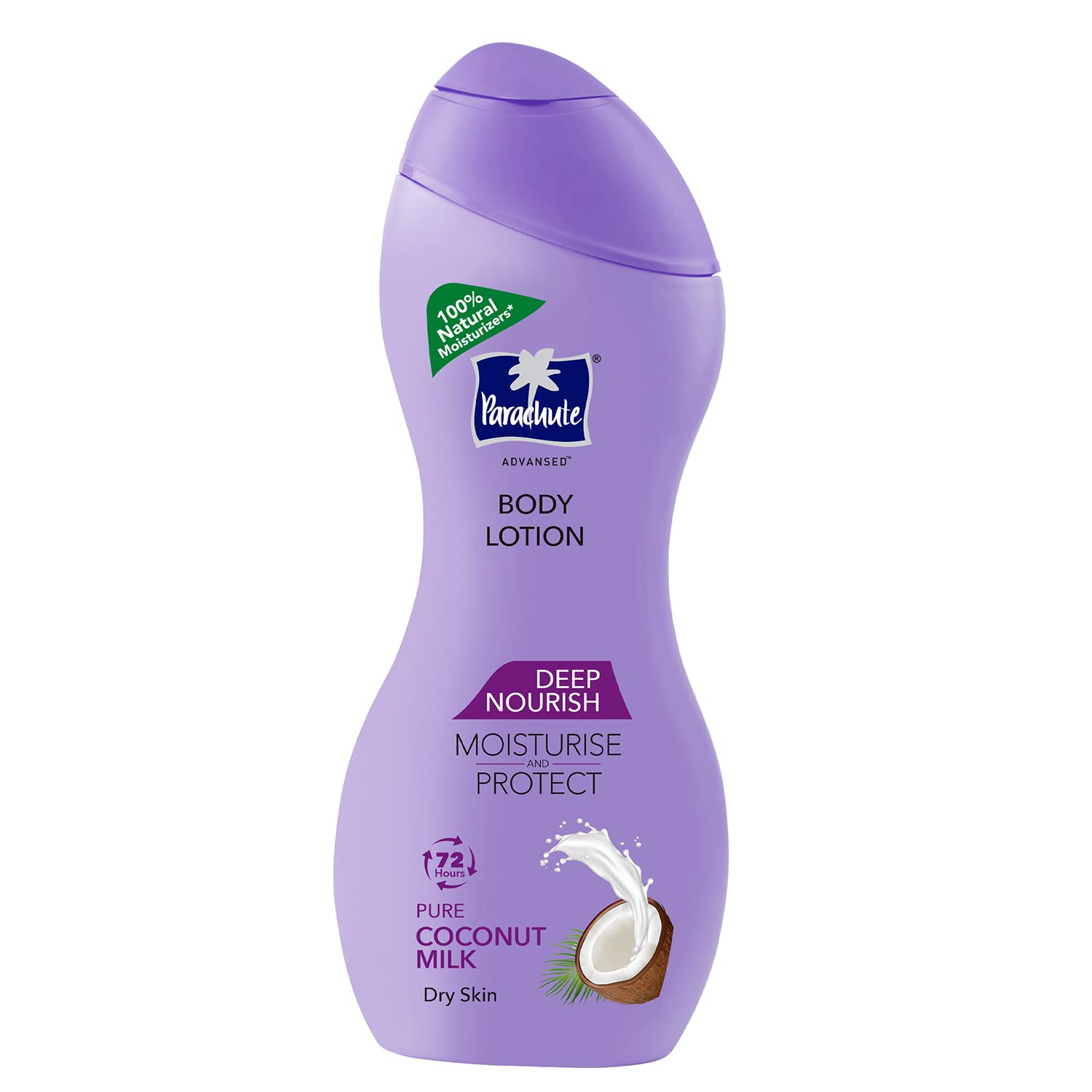 B00CBRJ5MO Parachute Advansed Deep Nourish Body Lotion for Women & Men, Dry Skin, 225ml | Pure Coconut Milk, 100% Natural, 72h Moisturisation
