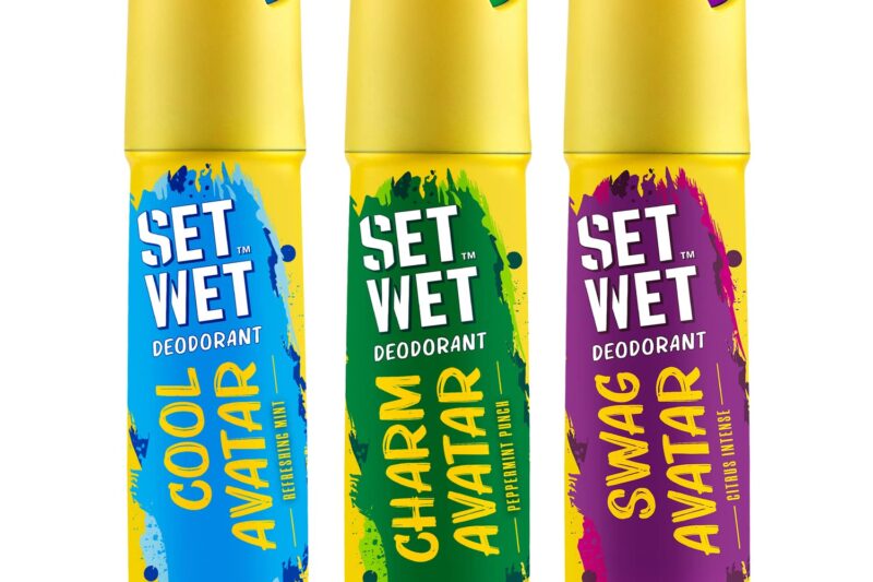 SET WET Deodorant Spray Perfume Cool, Charm & Swag Avatar for men, 150ml (Pack of 3)
