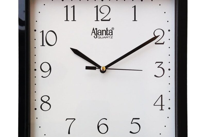 Ajanta Plastic Abstract Analog Wall Clock