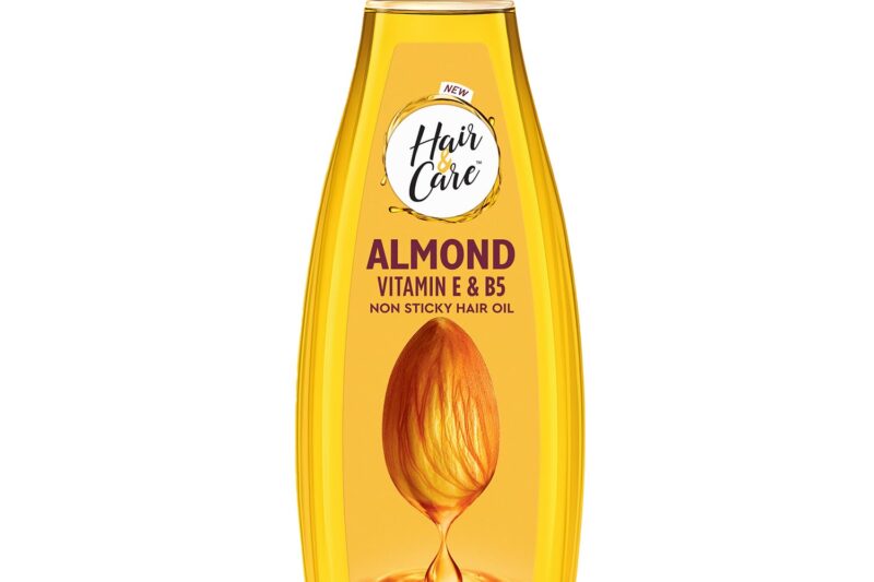 Hair & Care with Almond, Non-Sticky Hair Oil, 500ml