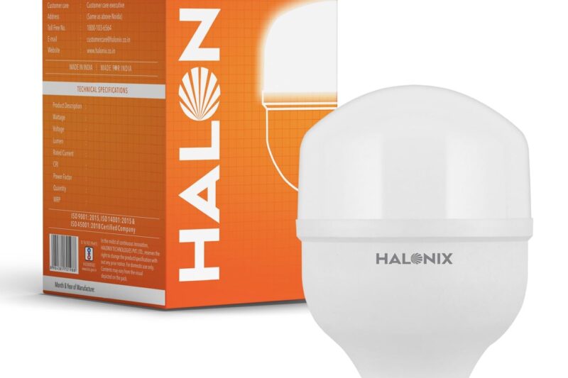 Halonix 30W B22 Base LED Bulb – Cool Daylight (6500k) | Energy Efficient | Surge Protection up to 4KV | Rated Life 15000 Hrs | for Home & Office |Pack of 1| Higher wattage led bulb.