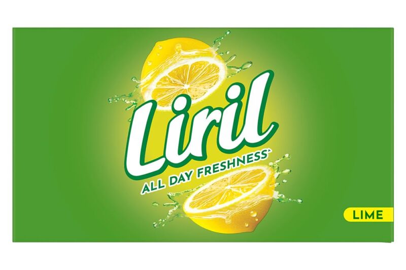 Liril Lime Bathing Bar | Feel the Citrus Burst of Freshness | Pack of 6 (6 x 125g)