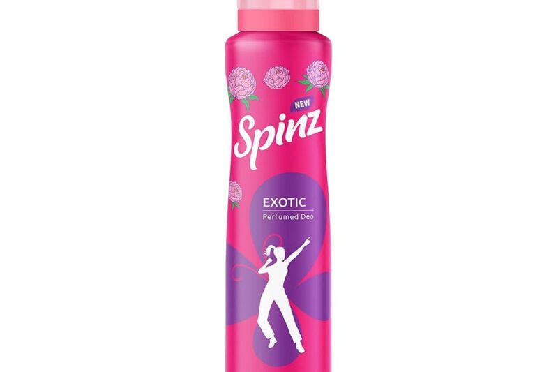 SPINZ Exotic Perfumed Deo For Women With Bulgarian Rose Fragrance For Long Lasting Freshness & 24 Hours Protection From Odour Causing Bacteria, 200ml