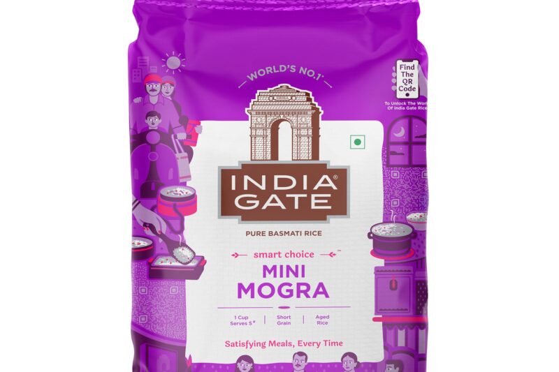 India GATE Mini Mogra Aged Broken Grain Basmati Rice, 5 Kg Pack