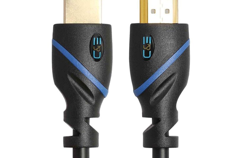 HDMI 1.4V Cable Male to Male Support 3D for Smart LED HDTV, Apple TV, Blu-Ray DVD (8 ft)