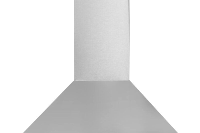 IFB 60 cm 960 m³/HR Pyramid Kitchen Chimney (COOKER HOOD OLIM BF-60 Plus, 2 Baffle Filters, Silver)