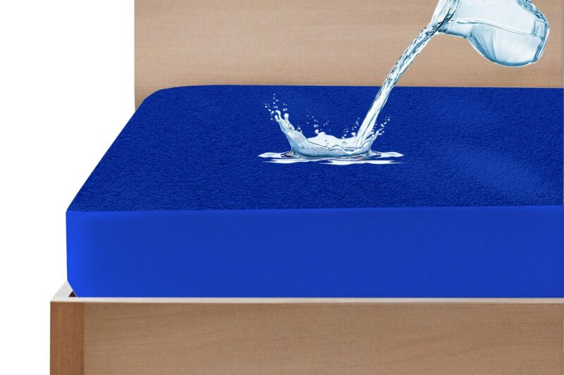 Buy GADDA CO Ultra Soft Cotton Terry Waterproof Mattress Protector for Double Bed | Hypoallergenic, Breathable & Stain-Resistant Mattress Cover | 78×48 inch (6.5×4 ft), Royal Blue – 1 Pack Online at Low Prices in India – Amazon.in