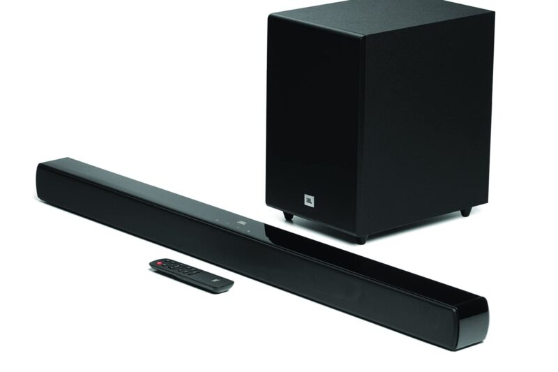 JBL Cinema SB271, Dolby Digital Soundbar with Wireless Subwoofer for Extra Deep Bass, 2.1 Channel Home Theatre with Remote, HDMI ARC, Bluetooth & Optical Connectivity (220W) Price