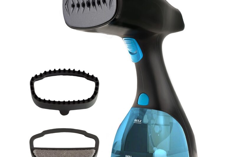 AGARO Signify Handheld Garment Steamer, Wrinkle Remover, Iron, Fast Heat, Ceramic Steam Nozzle, 1500W, 260 ML Water Tank, Detachable Fabric Brush