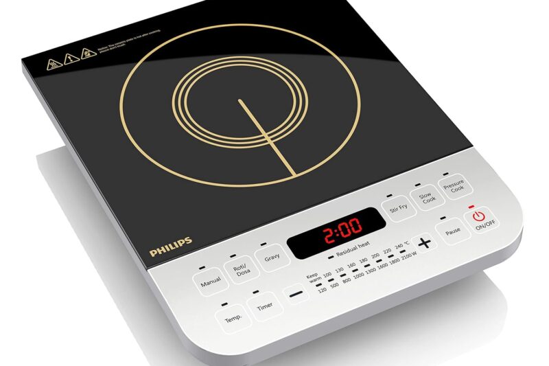 USHA Cookjoy Radiant Induction Cooktop 1600 Watts Cj1600Wwp