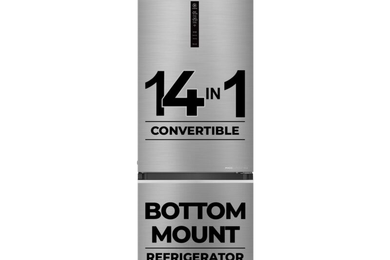 Haier 325L 3 Star Frost Free Bottom Mount Double Door Refrigerator