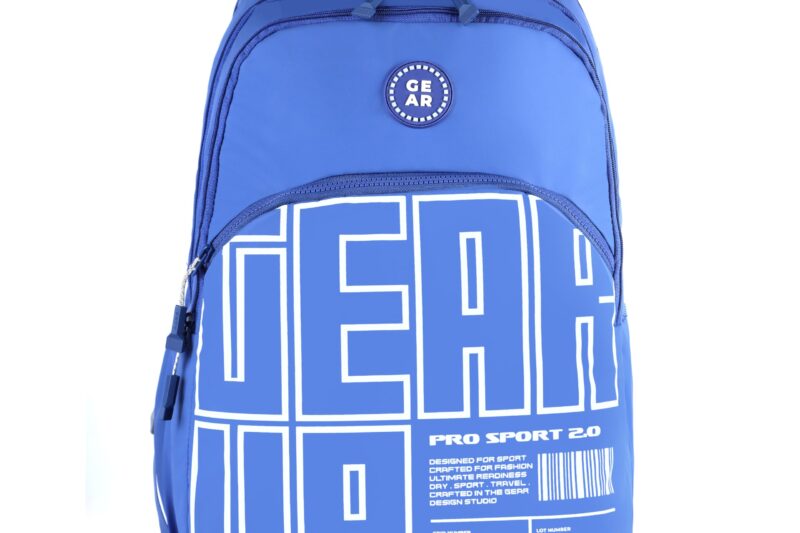 Buy Gear Arise 40L Water Resistant School Bag With Sternum Strap/Casual Standard 4 Compartment Backpack/Daypack/College Bag For Boys/Girls/Men/Women (Blue) at Amazon.in