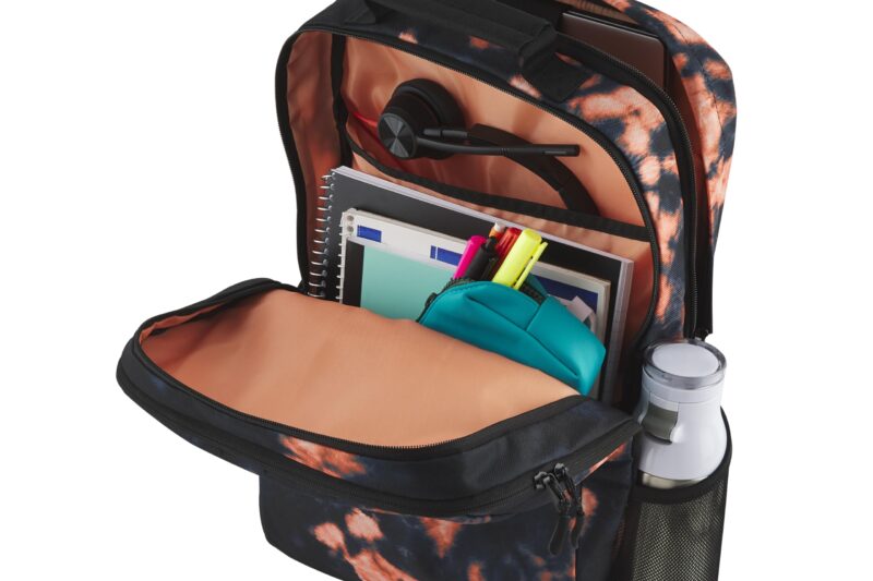 HP Campus XL Tie Dye Backpack/Tie-Dye Pattern/Backpacks/Lockable zippers; Puncture-proof zippers; Padded laptop pocket/Water resistant