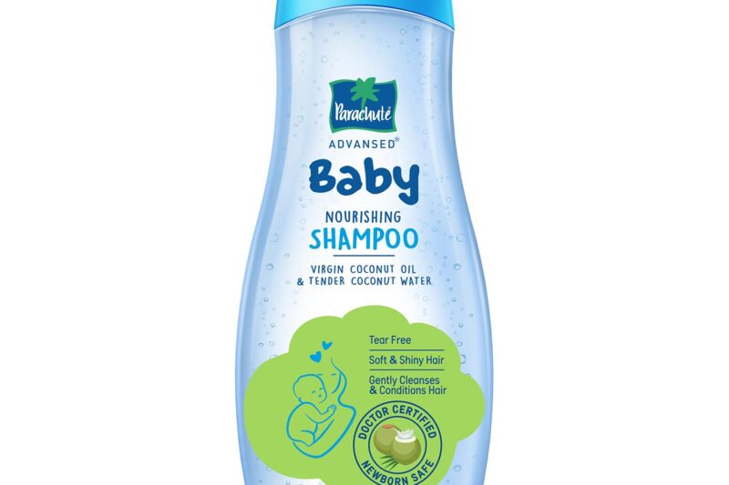 Parachute Advansed Baby Shampoo for Kids | Doctor Certified | Tear Free | Tender Coconut Water & Virgin Coconut Oil | Soft & Shiny Hair | 410ml