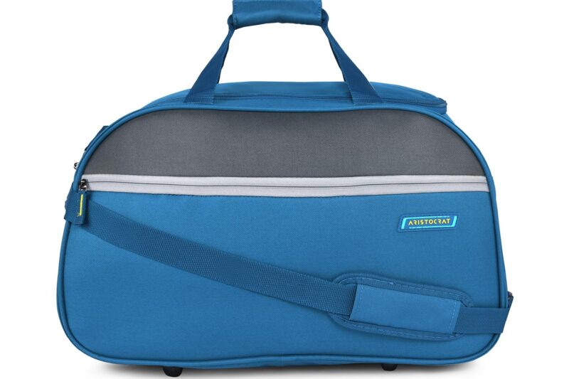 Buy Aristocrat Enigma 52 Cm Polyester Softsided Cabin Size Duffle Bag – Blue at Amazon.in
