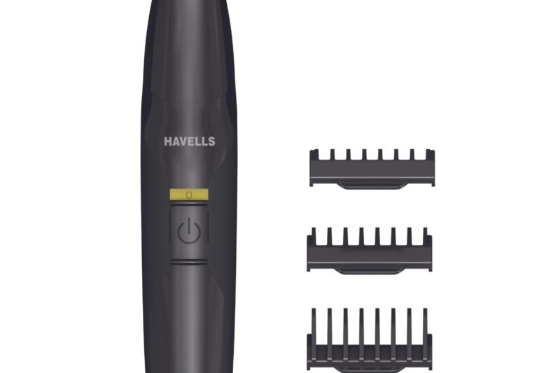 Havells ST8000 Shimmer plus, 5 in 1 rechargeable Dual-Blade Shaver cum Trimmer with 4 Trimming Combs