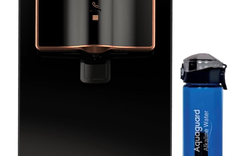 Aquaguard Marvel NXT Active Copper RO+UV+UF + 1 Free Alkaline Bottle | Up to 60% Water Savings | 10-Stage RO Water Purifier | Suitable for all Water Sources