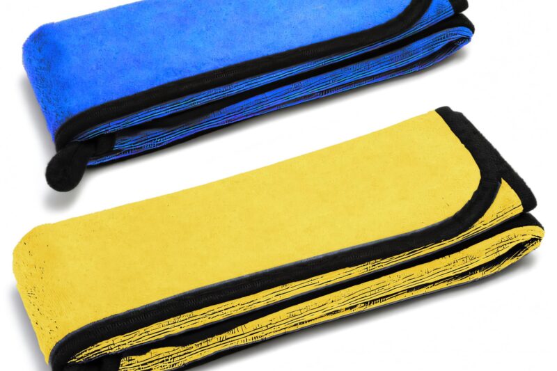 MIORAH Microfiber Cleaning Cloth for Car & Home | Ultra Soft Dusting & Glass Cleaning Cloth – Lint-Free & Reusable (35X75Cm-2Pc)