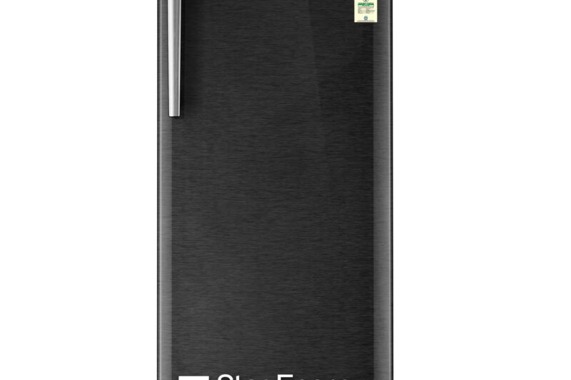 Godrej 194 L 5 Star | Turbo Cooling Technology | 24 Day Farm Freshness | Moisture Control, Hygiene+ Inverter Technology | Direct Cool Single Door Refrigerator (RD EMARVEL 215E THI FS ST, Fossil Steel)