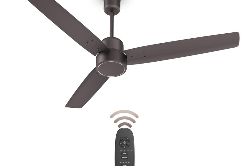 Buy Havells FAB BLDC Ceiling Fan 1200mm, 380 RPM, Savings upto 65%, Reverse Rotation, 4 Modes (Boost, Sleep, Breeze, Mop), Low Wattage 30W, Low Noise, Air Flow