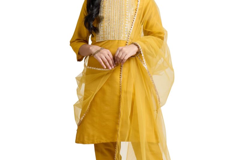 Buy Pspeaches Girls Floral Printed Sequinned Regular Straight Kurta & Sharara With Dupatta at Amazon.in