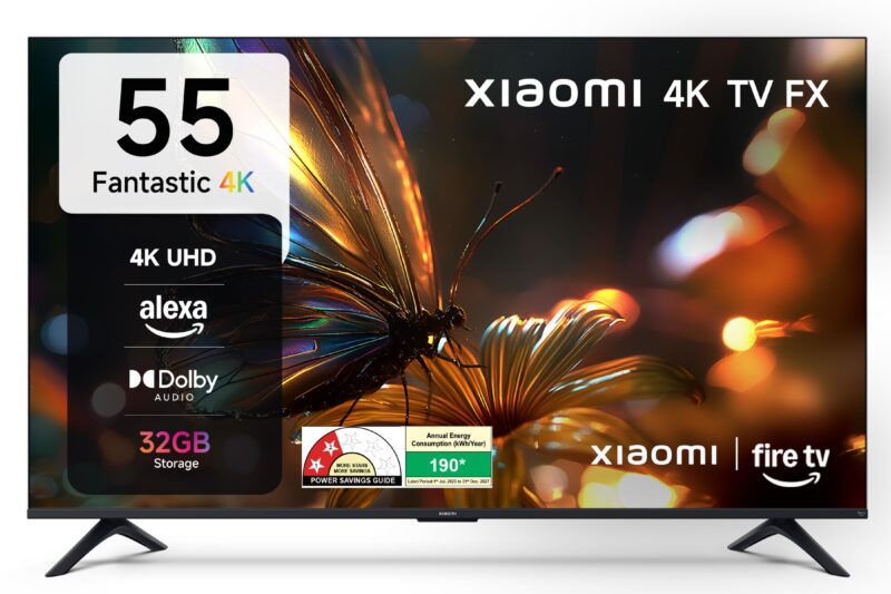 Xiaomi 138 cm (55 inch) FX Ultra HD 4K Smart LED Fire TV L55MB-FIN