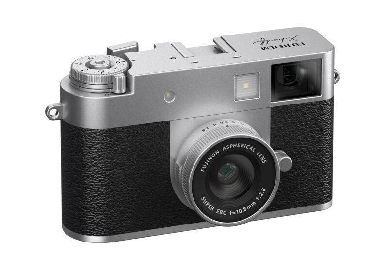 Fujifilm X Half 17.7MP 1 inch CMOS Sensor with 10.8mm f/2.8-11 Lens|Retro Style mirrorless Compact Travel Camera|2k vlogging for Street/Lifestyle – Silver
