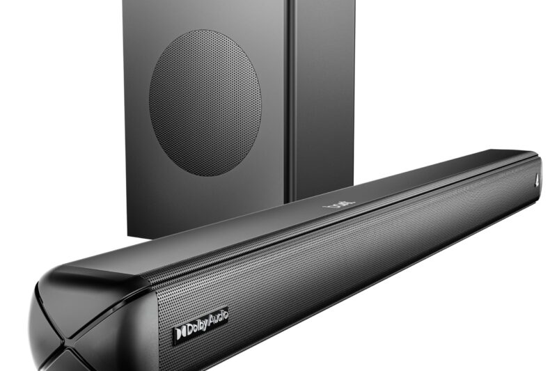 Boat Aavante 2.1 1600D / Orion Plus, Dolby Audio, 160W Signature Sound, 2.1CH Wired Subwoofer,Multiple Ports & EQ Modes, Bluetooth Sound bar, Home Theatre Soundbar Speaker (Premium Black) Price