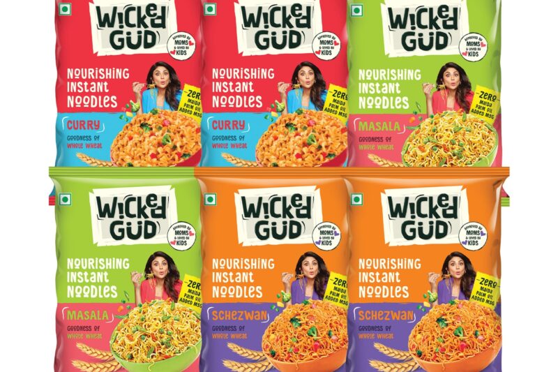 WickedGud Nourishing Instant Noodles Range, Pack of (69 gm x 6) | Whole Wheat | Whole Wheat | No Maida | No Palm Oil | No MSG |Source of Protein | High Fibre | Cholesterol Free