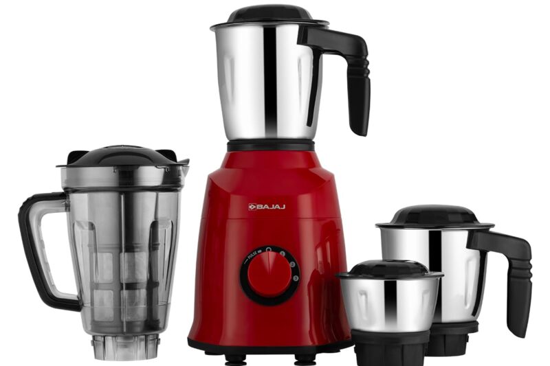 Buy Wipro Elato Divine FMG 213 800 Watt Mixer Grinder with 4 Jars,Heavy Duty 100% Copper Ball Bearing Motor with 5 Year Warranty,Superfast Grinding,Clip Lids – Hands Free use, 4 Jars Mixer Grinder, White Online at Low Prices in India – Amazon.in