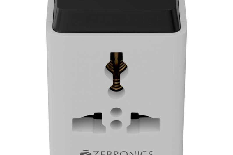Zebronics 3 Pin Multiplug Travel Adapter With Universal Socket | 1440 Watts | 6 Amps | Compact & Durable Converter Plug for Travel, Home & Office Use (Power Plug 31)