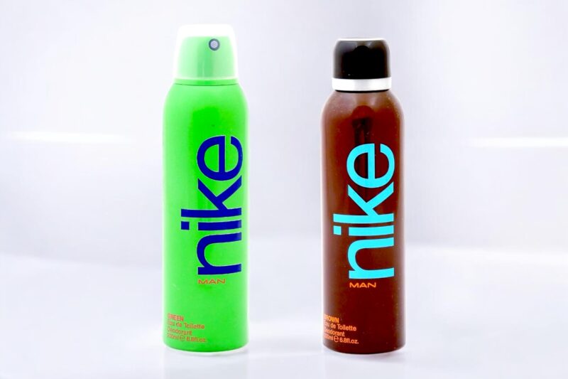 Buy Nike Eau De Toilette Deodorant for Men – Combo pack of 2, Deos for Boys and Men, Sporty and Regular use deos (200ml*2) (Brown + Green) Online at Low Prices in India – Amazon.in