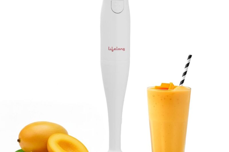 Buy Lifelong 300W Electric Hand Blender for Kitchen | Dual Speed Control | Detachable Stainless Steel Blade | Easy Click Fit Locking | Multipurpose Blender for Smoothies & Juices Online at Low Prices in India – Amazon.in