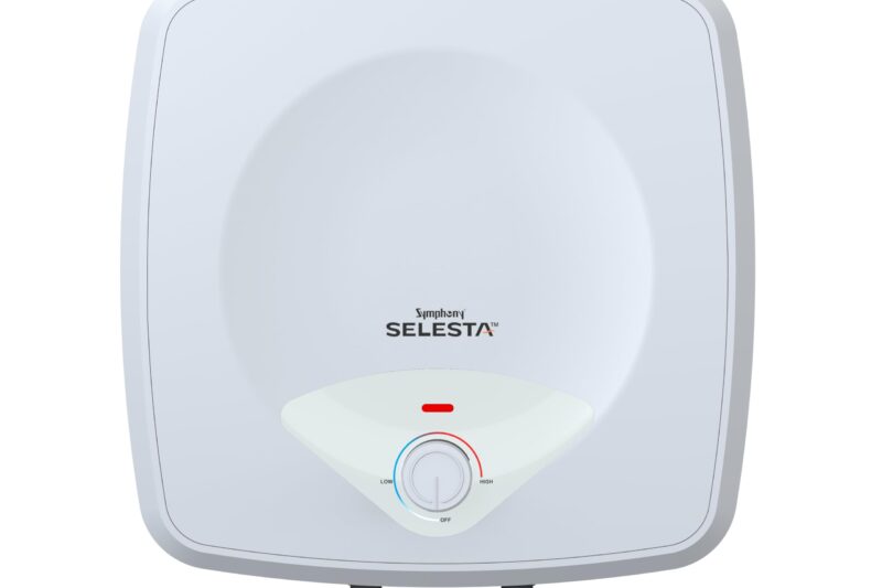 Symphony SELESTA Geyser 25 Litre Storage Water Heater | BEE 5 star Rating Energy Efficient | 2KW Heating Element | Titanium Pro Glassline Tank | Warranty: 7 Yr Tank, 3 Yr Heating element, 2 Yr Product
