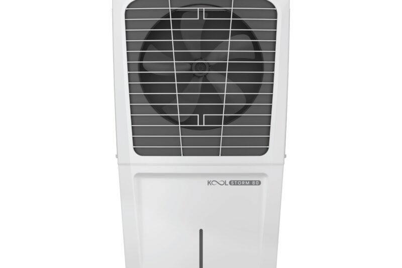 Havells KoolStorm 80 L Desert Air Cooler for Home/Office|Powerful Air-Delivery|Dual Flow Technology| Bacteria Shield Honeycomb Pads|XXL Ice Chamber| Ice Chill Drip Technology|Front Wheels with brakes