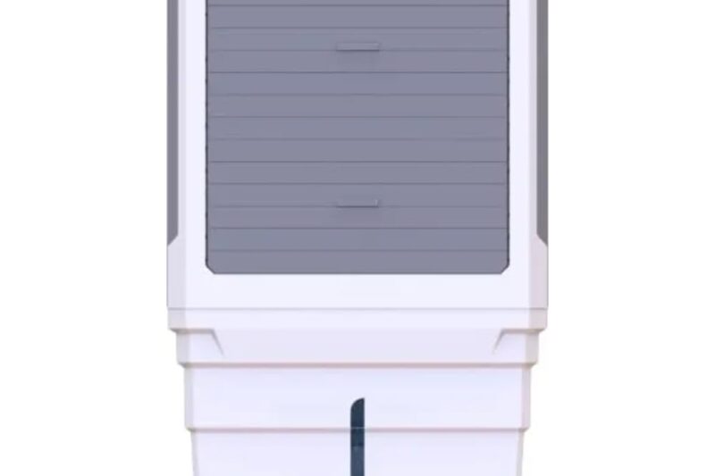 Bajaj DMH 85X 85L Desert Air Cooler | High Air Delivery with Turbo Fan Technology | 3-Side Honeycomb Cooling & 4-Way Swing | Inverter Compatible | 1 Year Warranty【White】