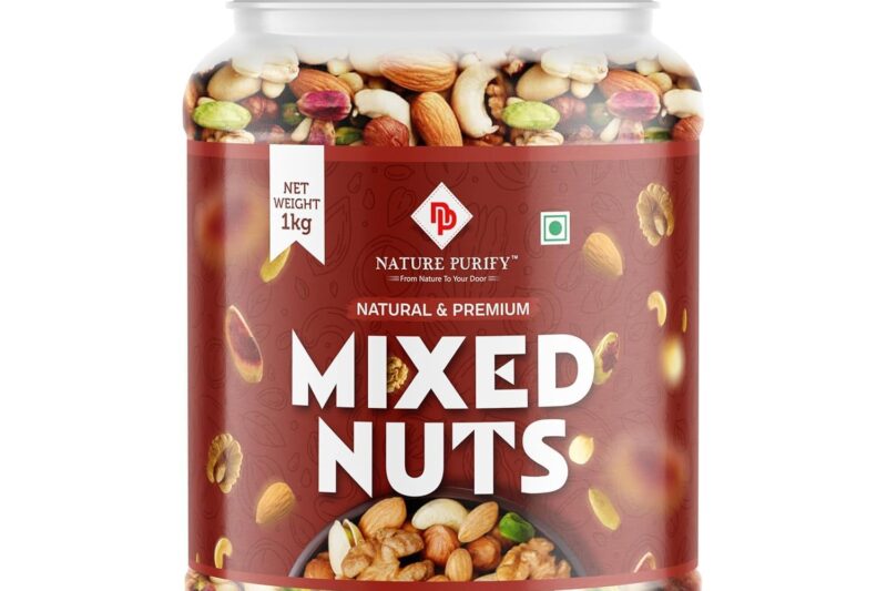 Nature Purify Mixed Nuts 1 kg (Almond, Cashew, Kishmish, Apricot, Amla, Pumpkin & More.)