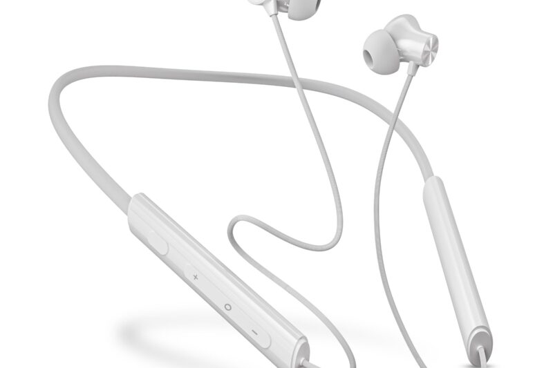 FRONTECH Neoband Wireless Neckband Earphones | 200Mah | 24Hrs Playtime | 10mm Deep Bass Drivers | Type-C Fast Charging (EF-0093)