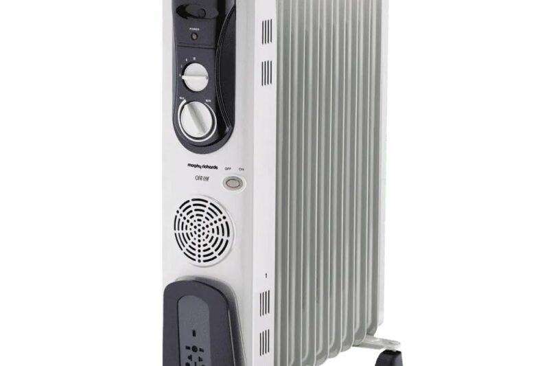 Morphy Richards OFR 11F 11-Fin 2900W Oil Filled Radiator Room Heater | Adjustable Thermostat | Safety Tilt & Auto Thermal Shutoff | Castor Wheels for Easy Mobility | Silent Heating