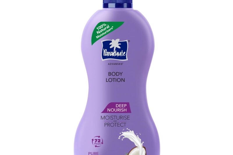 Parachute Advansed Deep Nourish Body Lotion for Women & Men, Dry Skin, 400ml | Pure Coconut Milk, 100% Natural, 72h Moisturisation