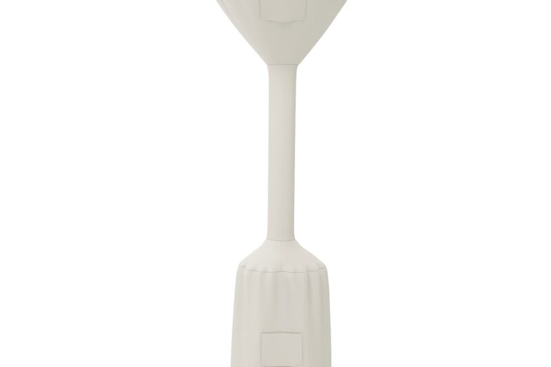 AmazonBasics Standup Patio Heater Cover | Height: 95 inch, Dome Diameter: 34 inch, Round Base Diameter: 18.5 inch | Polyester | White