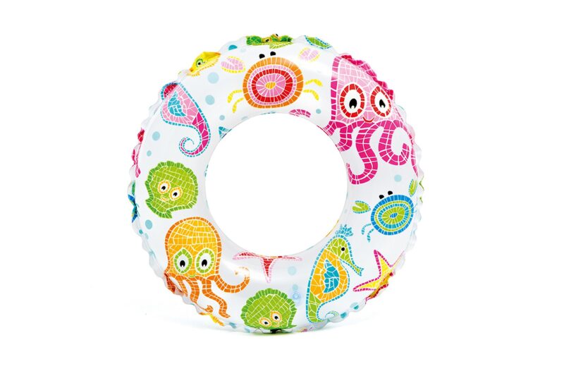 Buy Intex 59241-2 Lively Print Swim Ring, Blue Online at Low Prices in India – Amazon.in