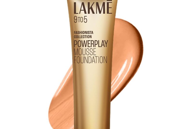 LAKMÉ 9 to 5 Weightless Mousse Foundation Mini|| Rose Ivory|| Natural Matte Finish Cream Foundation – Long Lasting Full Coverage Face Makeup|| 6 g