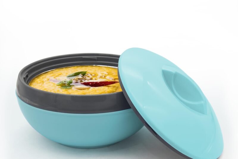 Asian Venus Inner Steel Casserole, 1500 ml, Blue|PU Insulated| BPA Free | Odour Proof| Food Grade | Easy to Carry | Easy to Store | Ideal for Chapatti | Roti | Serving Casserole