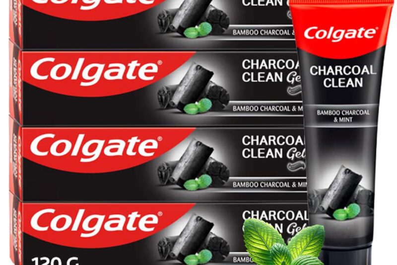 Buy Colgate Charcoal Clean Black Gel whitening Toothpaste, 480 gm (120g x 4), Bamboo Charcoal and Wintergreen Mint for a Clean Mouth Experience Online at Low Prices in India – Amazon.in