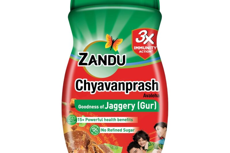 Zandu Chyavanprash Jaggery (Gur) 455 g | No Refined Sugar | Scientifically proven immunity booster | 15+ health benefits | Great Taste